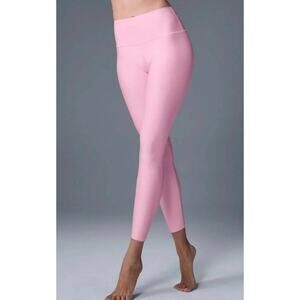XS Alo Yoga Candy Heart Pink Airlift Leggings